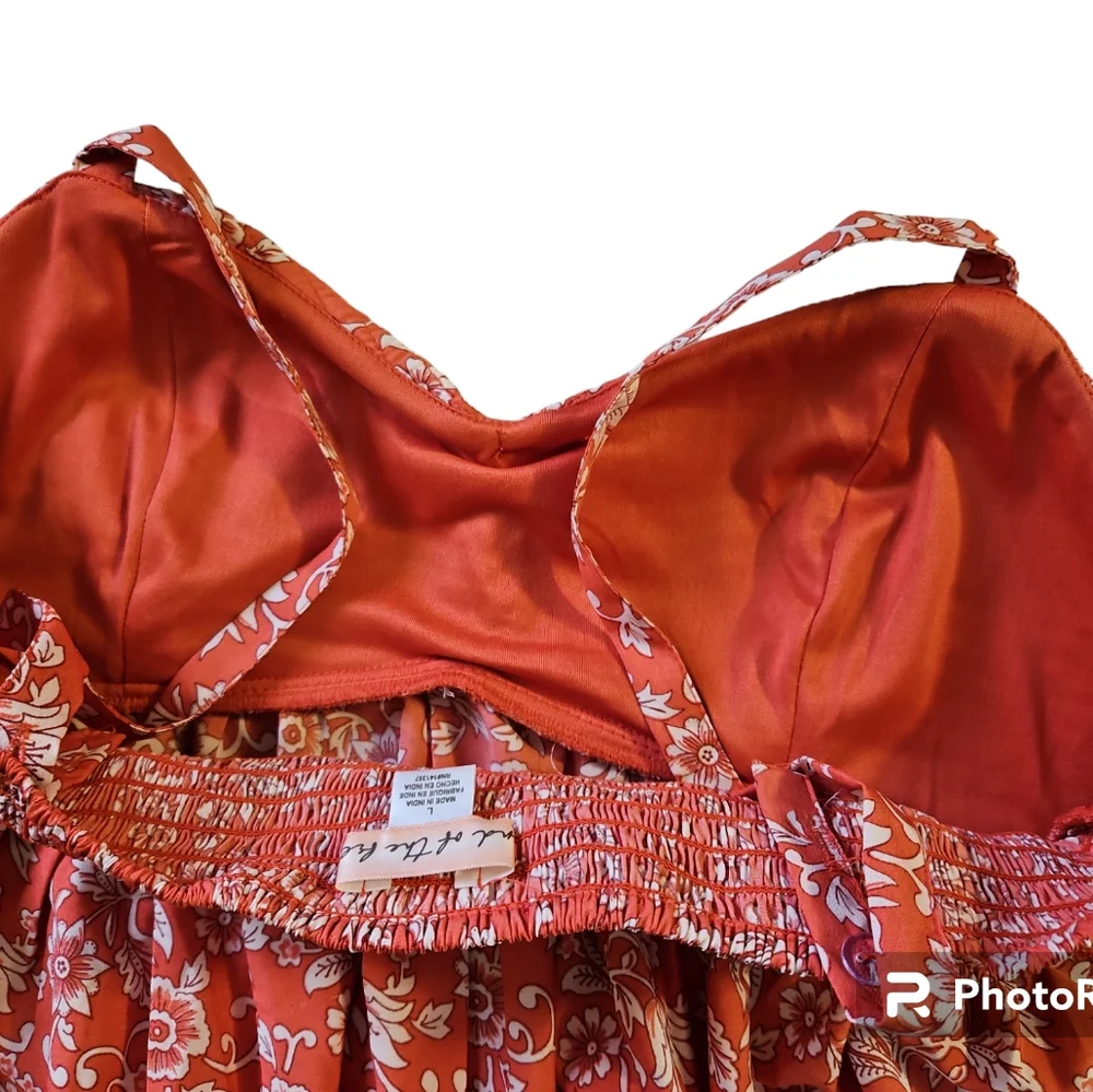 Band of The Free Women’s Floral Smocked Sundress Size Large - Picture 6 of 11